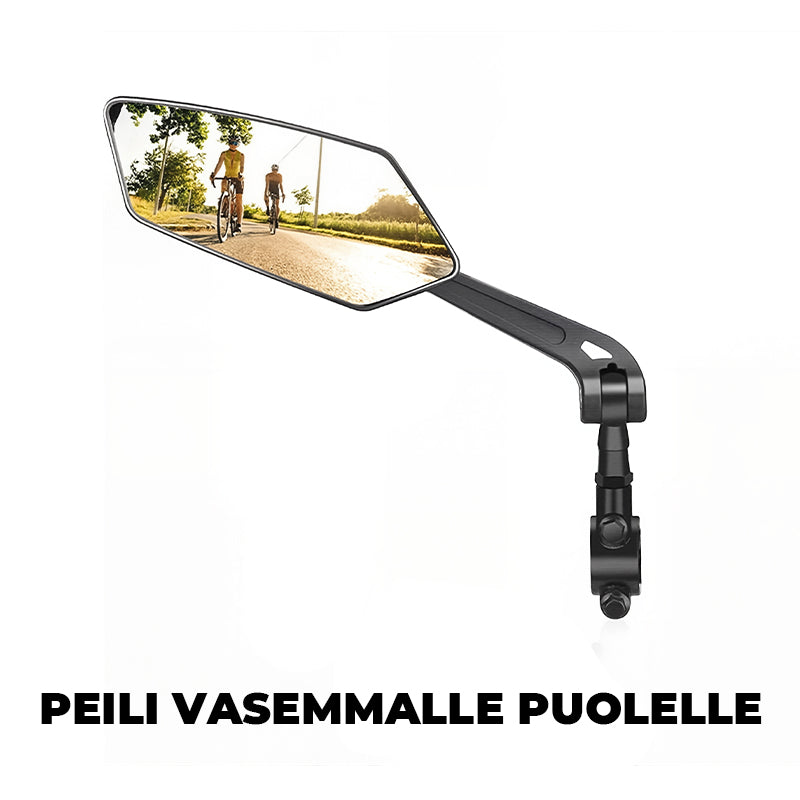 360° käännettävä säädettävä polkupyörän takanäyttöpeili