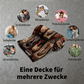⏳Begrenzte Zeit 50% Rabatt🍂Vintage Plaid-Decke mit Hahn-Motiv